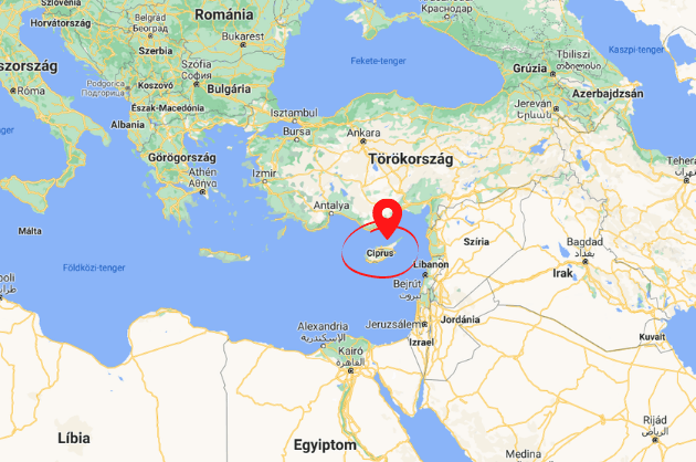 Ciprus a világtérképen