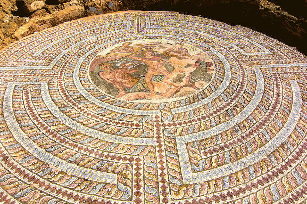 Páfoszi mozaikok Régészeti Park Ciprus