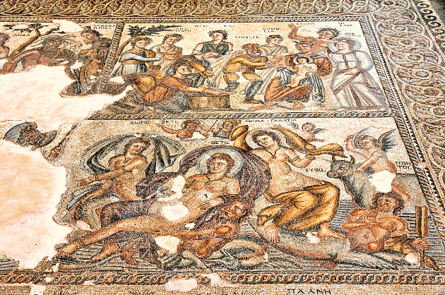 Páfoszi mozaikok Régészeti Park Ciprus
