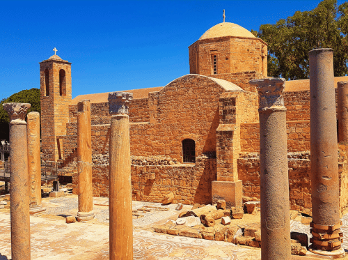 Páfoszi városnézés Máriával Cipruson