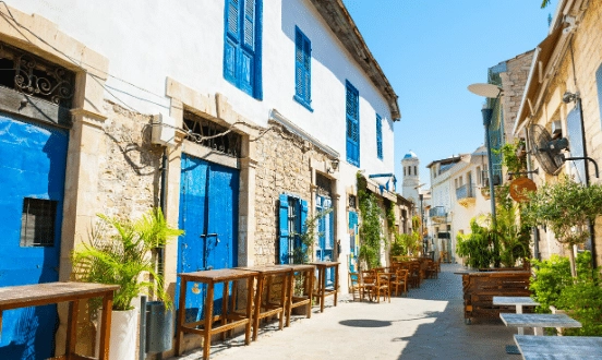 Limasszoli-utcarészlet