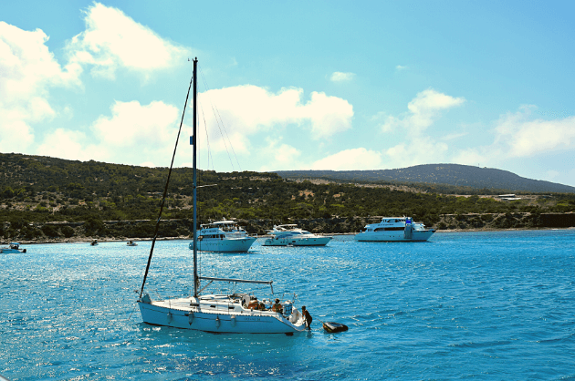 Kék Lagúna Ciprus Paphos Páfosz