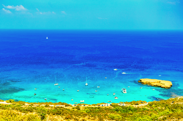 Akamas Kék lagúna, Paphos Ciprus