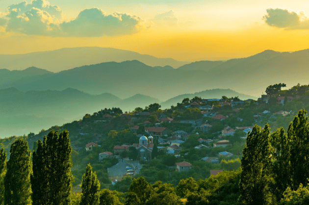 Troodos-hegység Ciprus