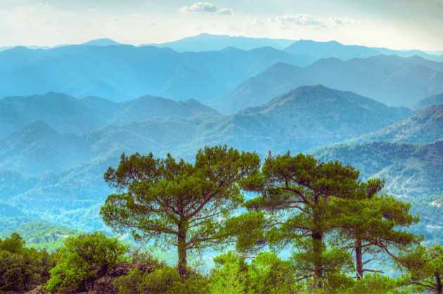 Troodos-hegység Ciprus